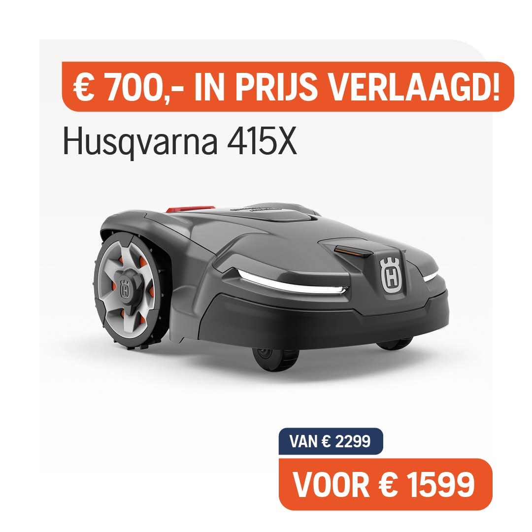 €700 korting op de Husqvarna automower 415X